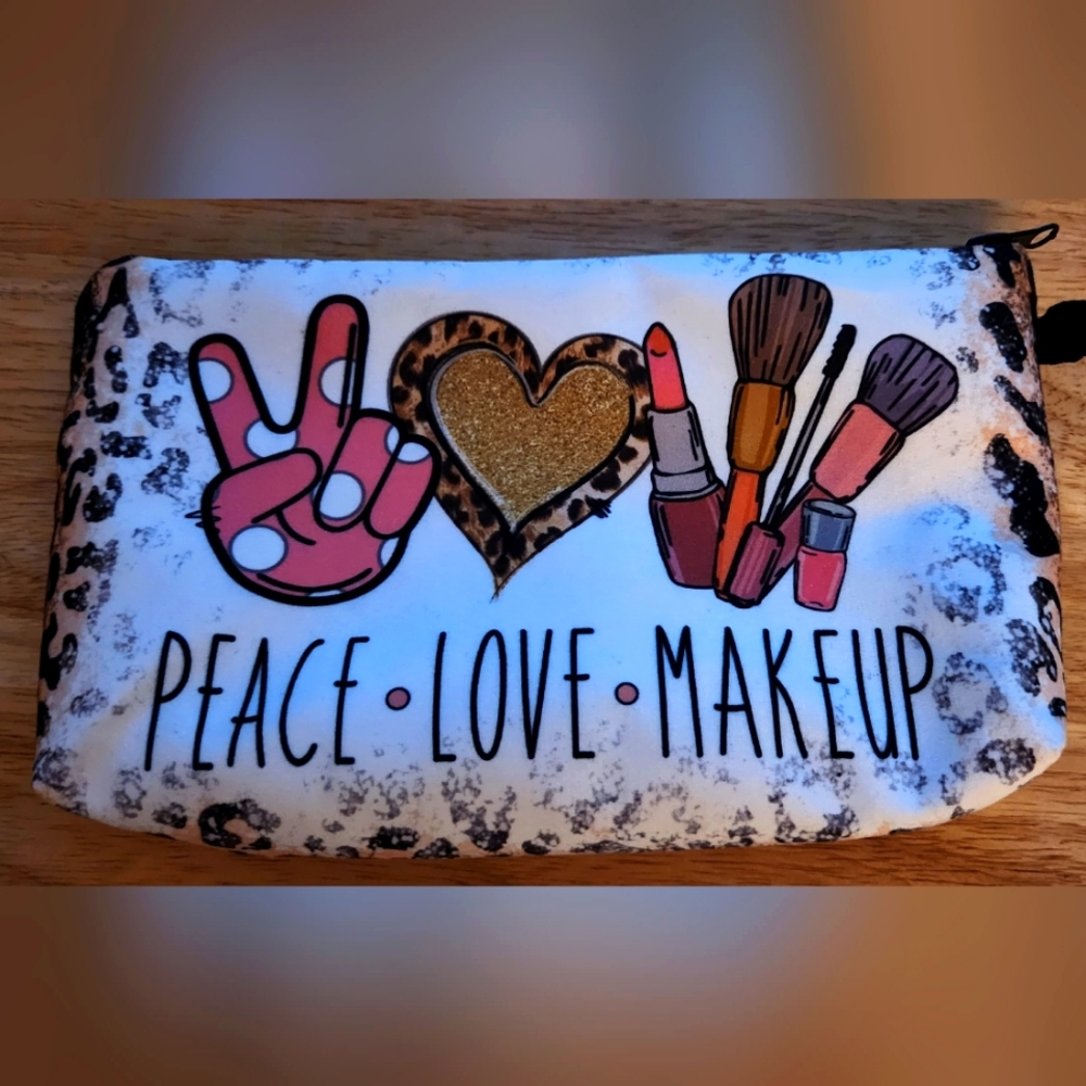 Make up Bag- Peace Love MakeUp